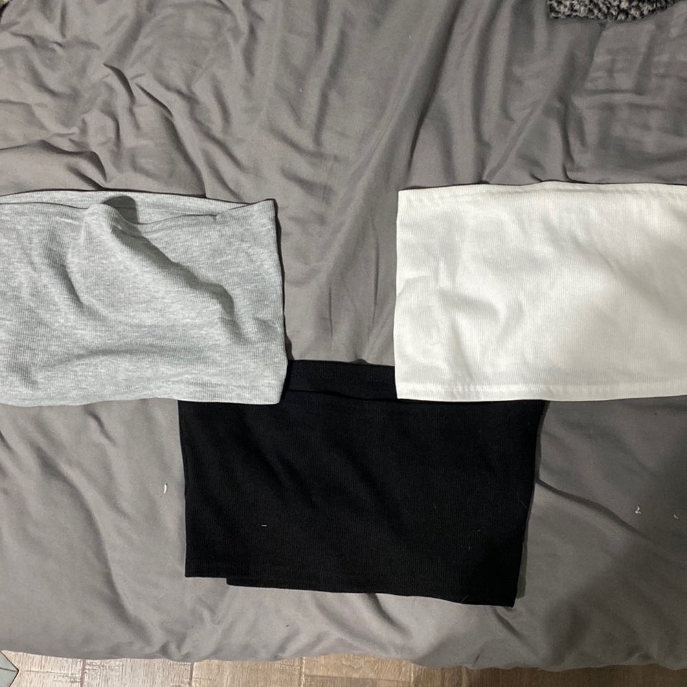Bundle deal! 3 tube tops, negotiable